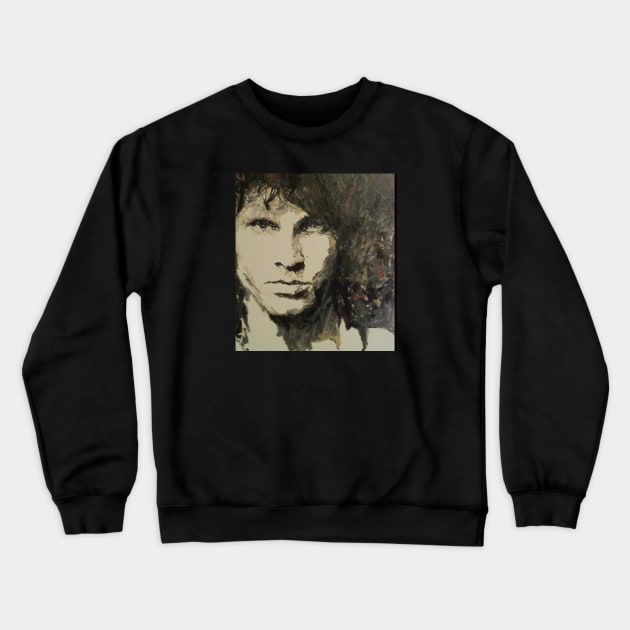 Jim Morrison Crewneck Sweatshirt by Mike Nesloney Art